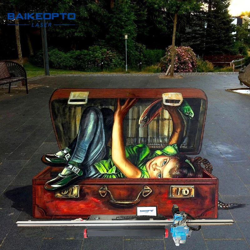 High Accuracy 11520dpi Partition Printing 3D Smart UV Inkjet Ground Floor Printer Wallpaper Painting Printing Machine