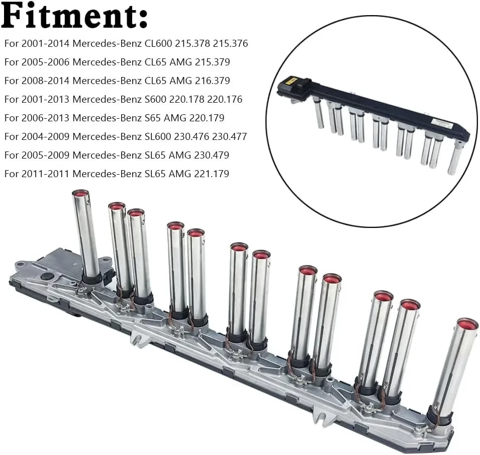 Left And Right V12 Ignition Coil Pack A2751500680 A2751500780 Fits For Mercedes W220 W221 S600 CL600 S65 CL600