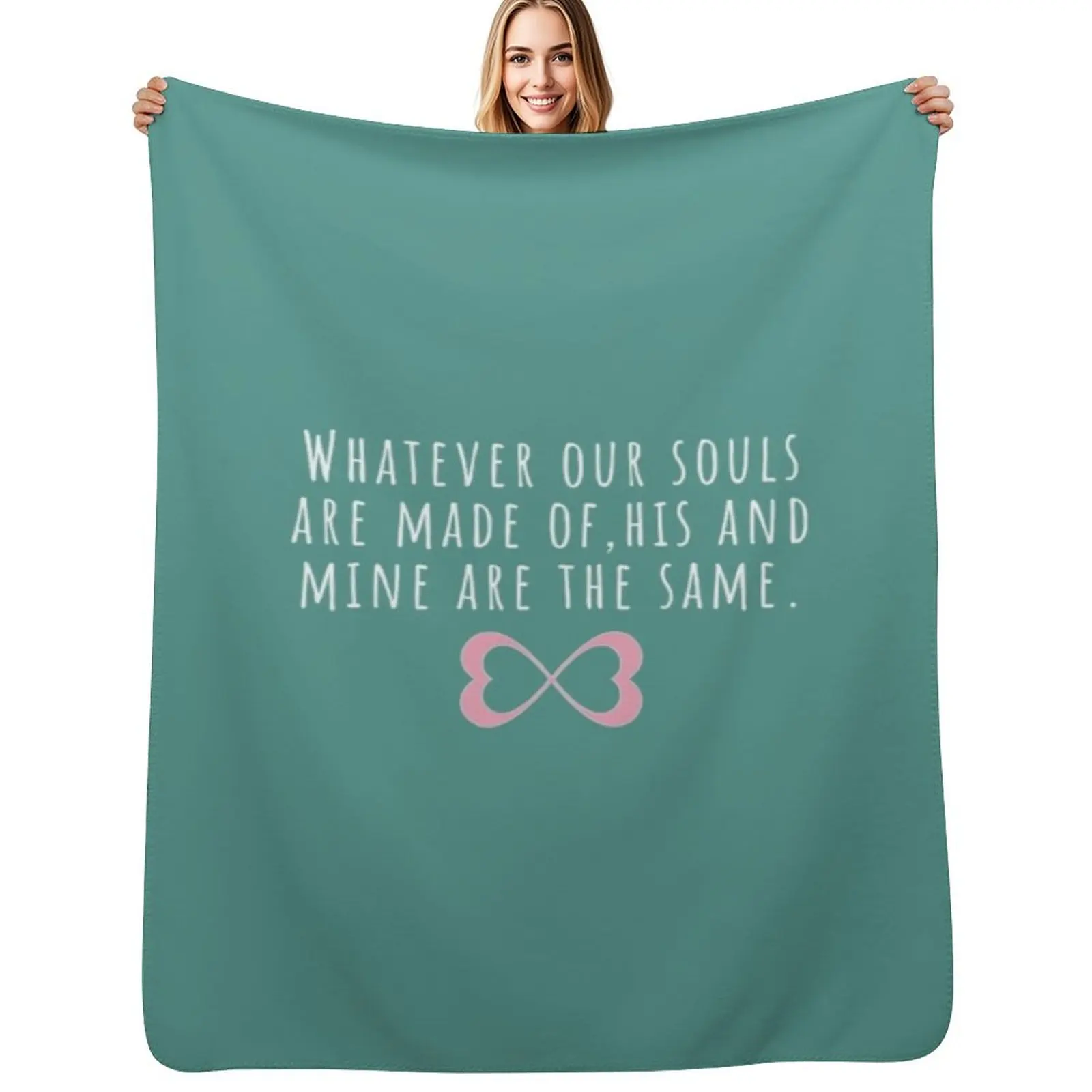 

Whatever our souls are made ofAfter Hessa Quote Black Variant Throw Blanket Plaid Fashion Sofas sofa bed Giant Sofa Blankets