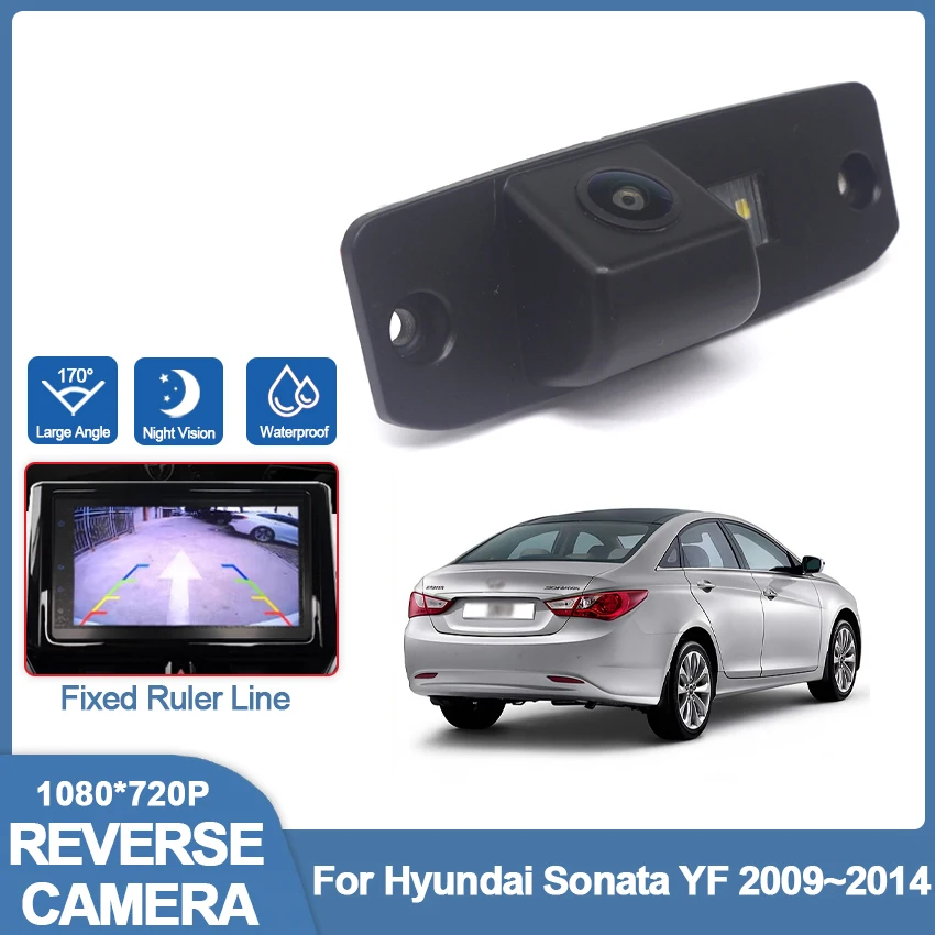 CCD HD Fisheye Rear View Camera For Hyundai Sonata YF 2009 2010 2011 2012 2013 2014 Car Backup Reverse Monitor Night Vision