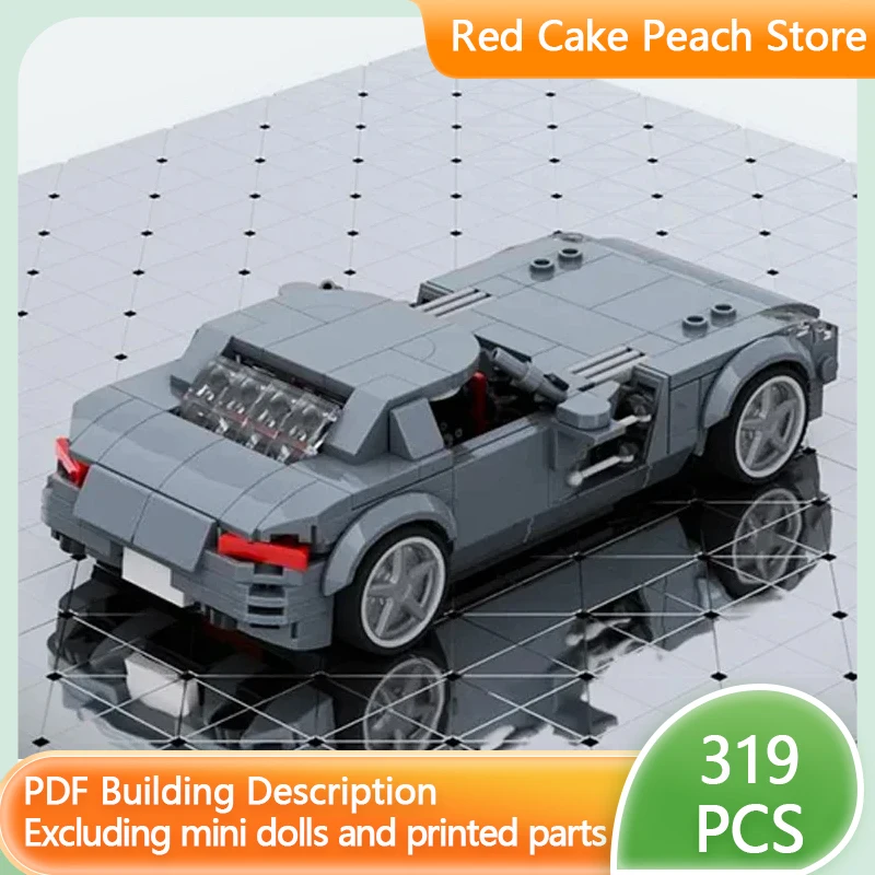 

Speed Racing Car Model MOC Building Bricks SLS Top Tier Sports Car Modular Technology Children Holiday Gifts Assemble Toys Suit