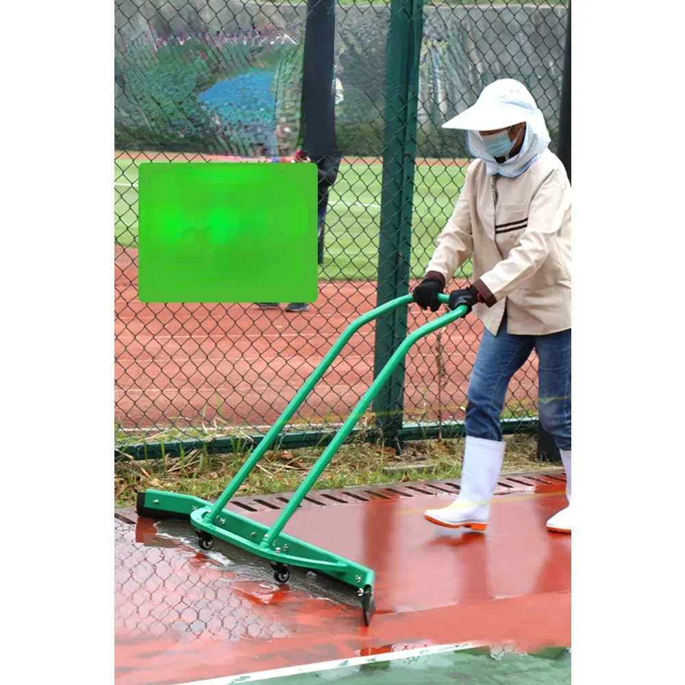 Sports field water pusher, tennis court scraper, basketball court aluminum alloy cleaning floor