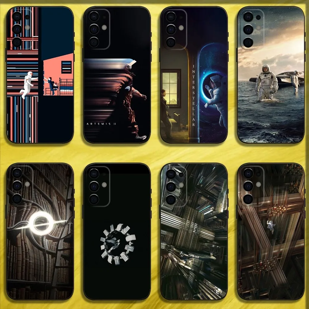 

Film I-Interstellar movie Phone Case For Samsung S24,S21,S22,S23,S30,Ultra,S20,Plus,Fe,Lite,Note,10,9,5G Black Soft Cover