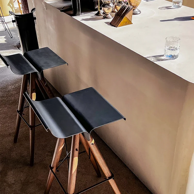 

Luxury Coffee Shop American Style Bar Chairs Retro Unique Office Designer Bar Chairs Restaurant Home Furniture Banqueta HBBC