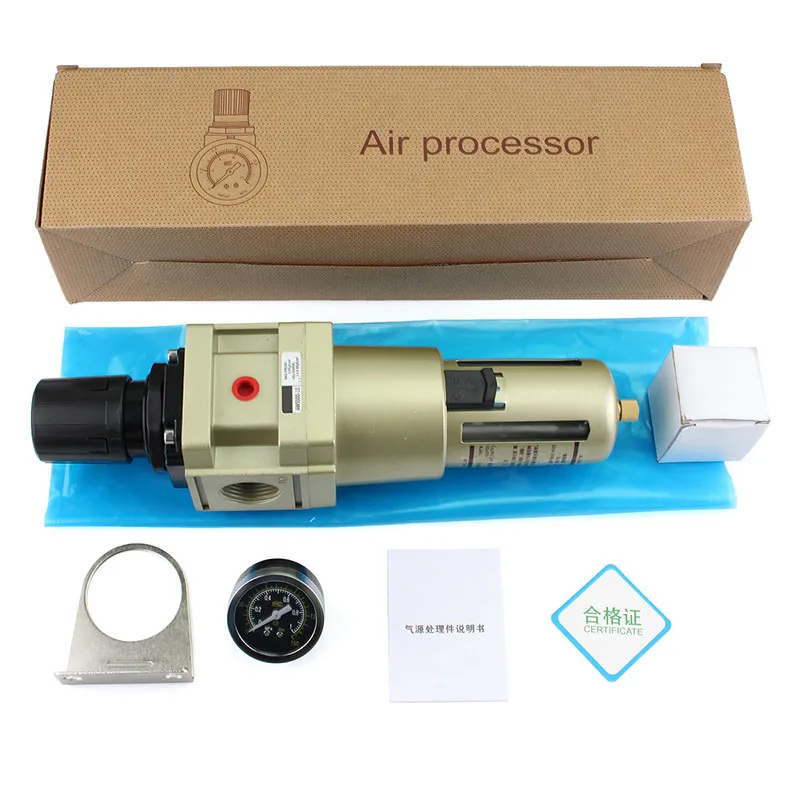 

Pneumatic Air Source Processor 1/4AW5000-10D Filter Pressure Regulating Valve Air Compressor Air Pump Pressure Reducing Valve