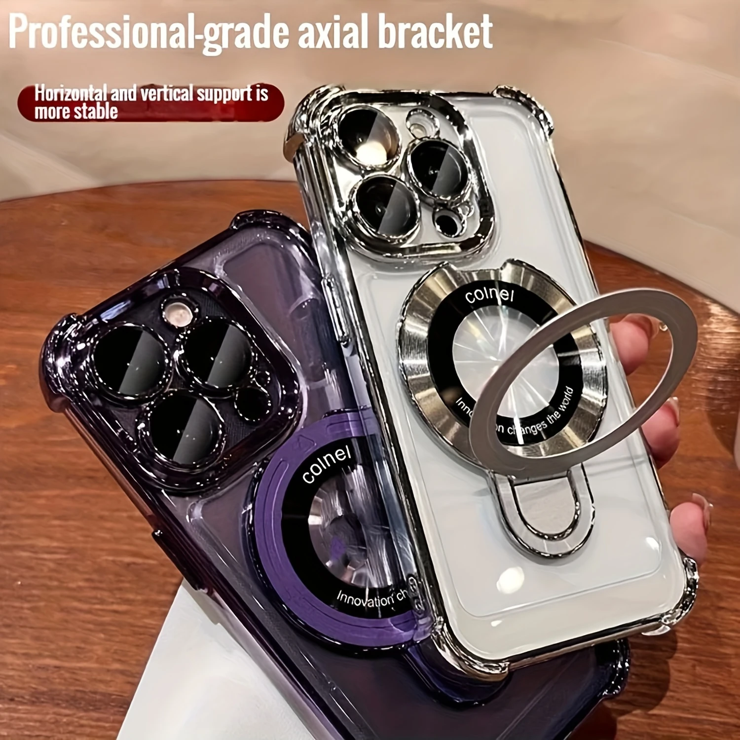 

Phone case for 15 Pro Max, compatible with , anti yellow, scratch resistant back, phone case for 15 14 13, transparent hold