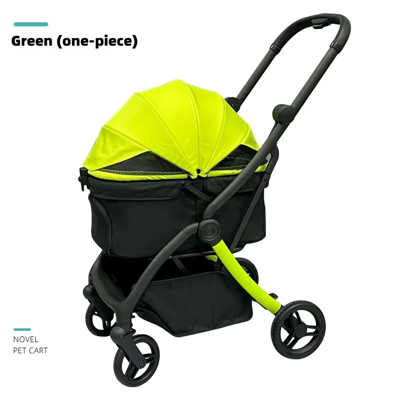

Portable Collapsible Pet Stroller For Small To Medium Dogs With Dual Brakes