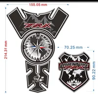 Tank Pad Emblem For Benelli TRK502 TRK 521 502 X TRK521 Protector Motorcycle Stickers Adventure Trunk Luggage Aluminum Cases