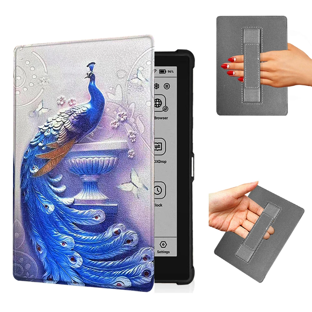 

Книжная обложка для Onyx Boox Go 6 (6 дюймов, 2024 г.), акриловая защитная обложка для чтения электронных книг, прозрачная задняя оболочка с ремешком на руку