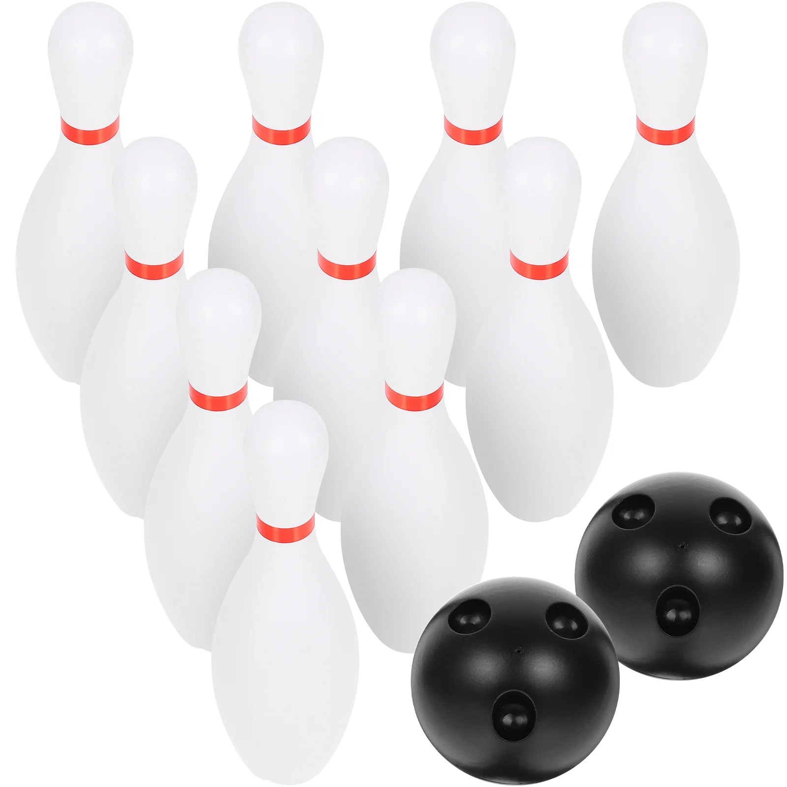 Ensemble de bowling en plastique IkPlastic pour enfants, boules de bowling, jouets de sports d'intérieur et d'extérieur, 1 ensemble