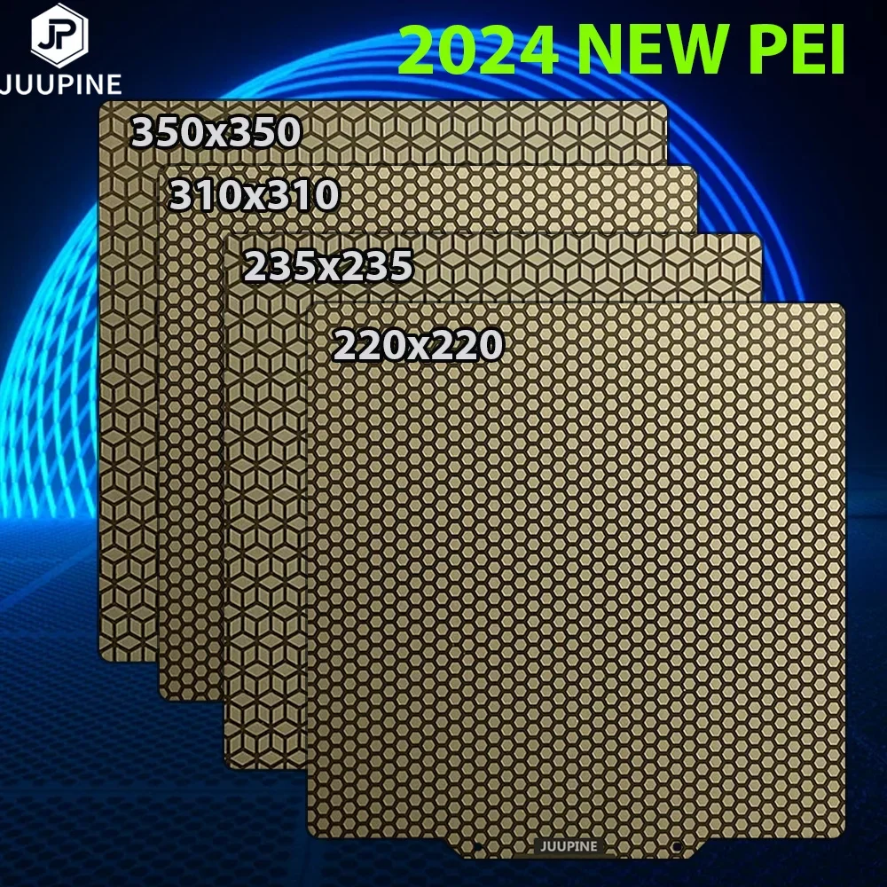 Pei 220x220 Creality Ender 3 S1 Build Plate PEI Honeycomb Pei 235x235 350x350 310x310 Steel Sheet Hot Bed 3d Printer Accessories