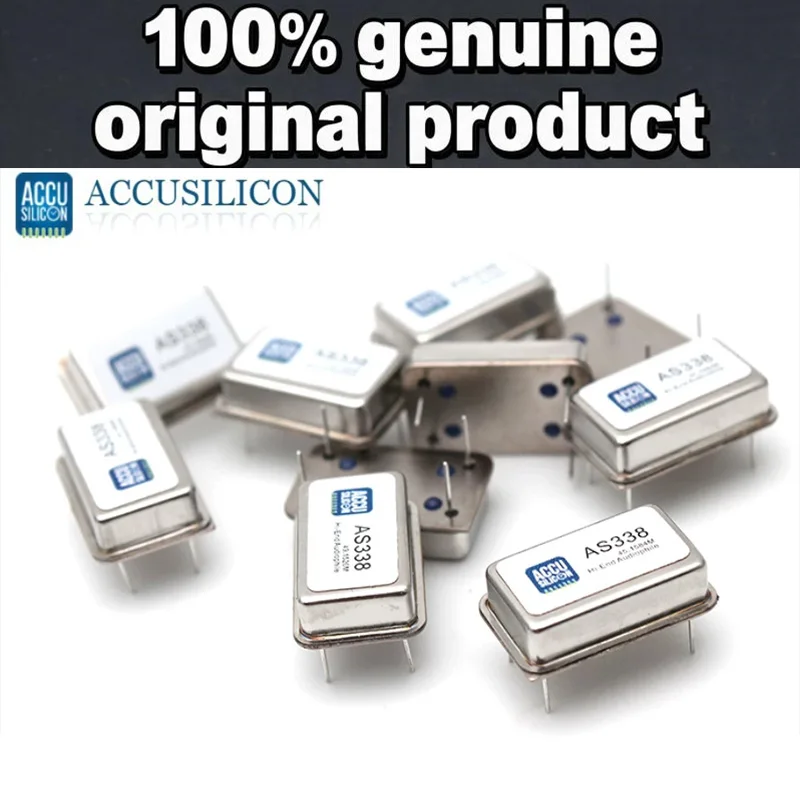 1pcs 100% Original Accusilicon AS338 Ultra high precision, low phase dryness, and low jitter Hi End audio crystal oscillator