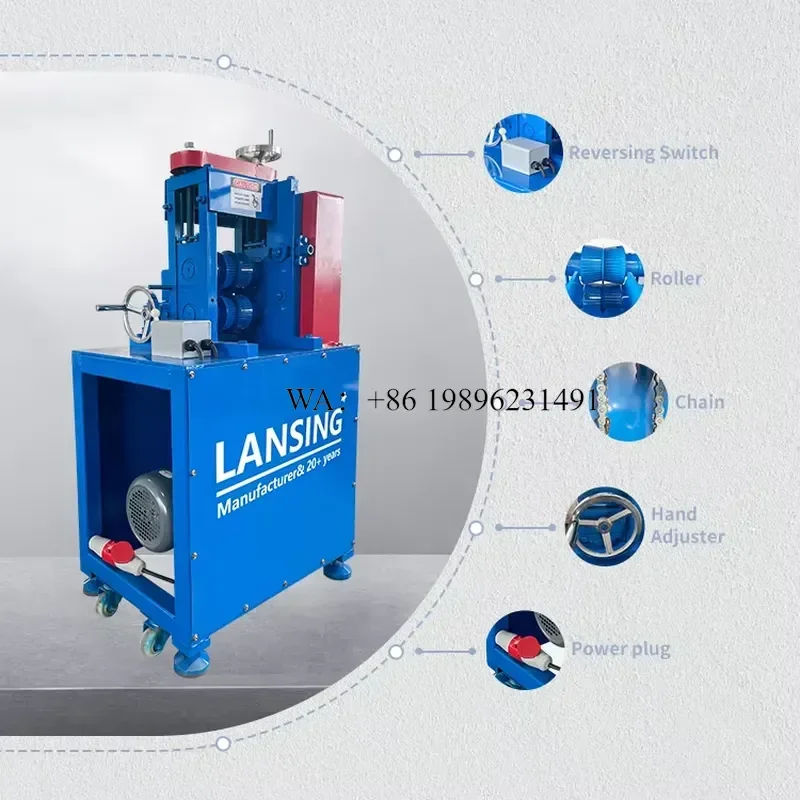 Wmwmnu H120-2 20-120mm Scrap Cable Stripping Tool Wire Stripper for Large Wires Big Cable Home Use High Quality