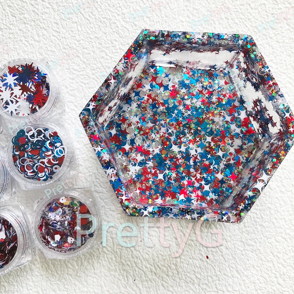 PrettyG 12 Color Set America's - Art And Craft Independence Day recension och pris