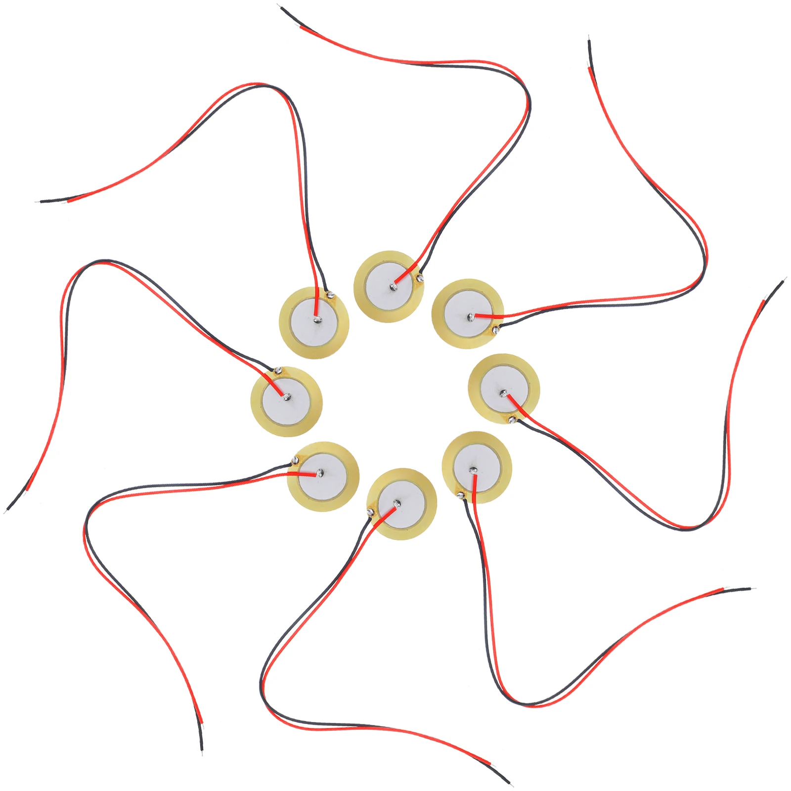 

15 Golden Piezo Piezo Amplifiers Discs Pickups 35mm for Guitar Drum Acoustic Enhance Sound Warm Tone Durability