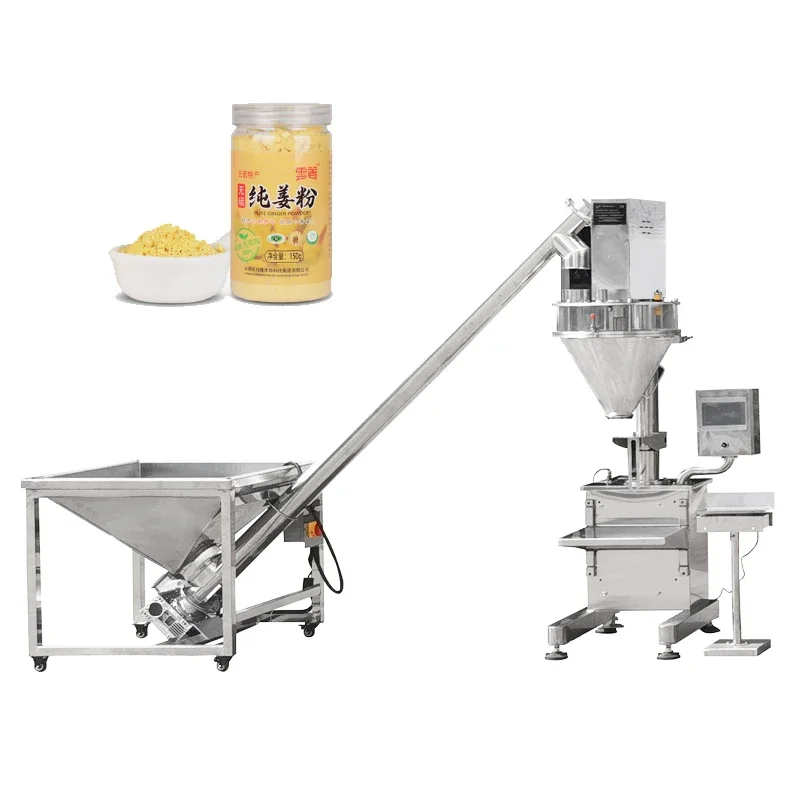 

Semi Automatic Micro Dosing Auger Filler and Weigher 100g 500g 1kg 2kg 5kg Powder Bottle Packing Machine