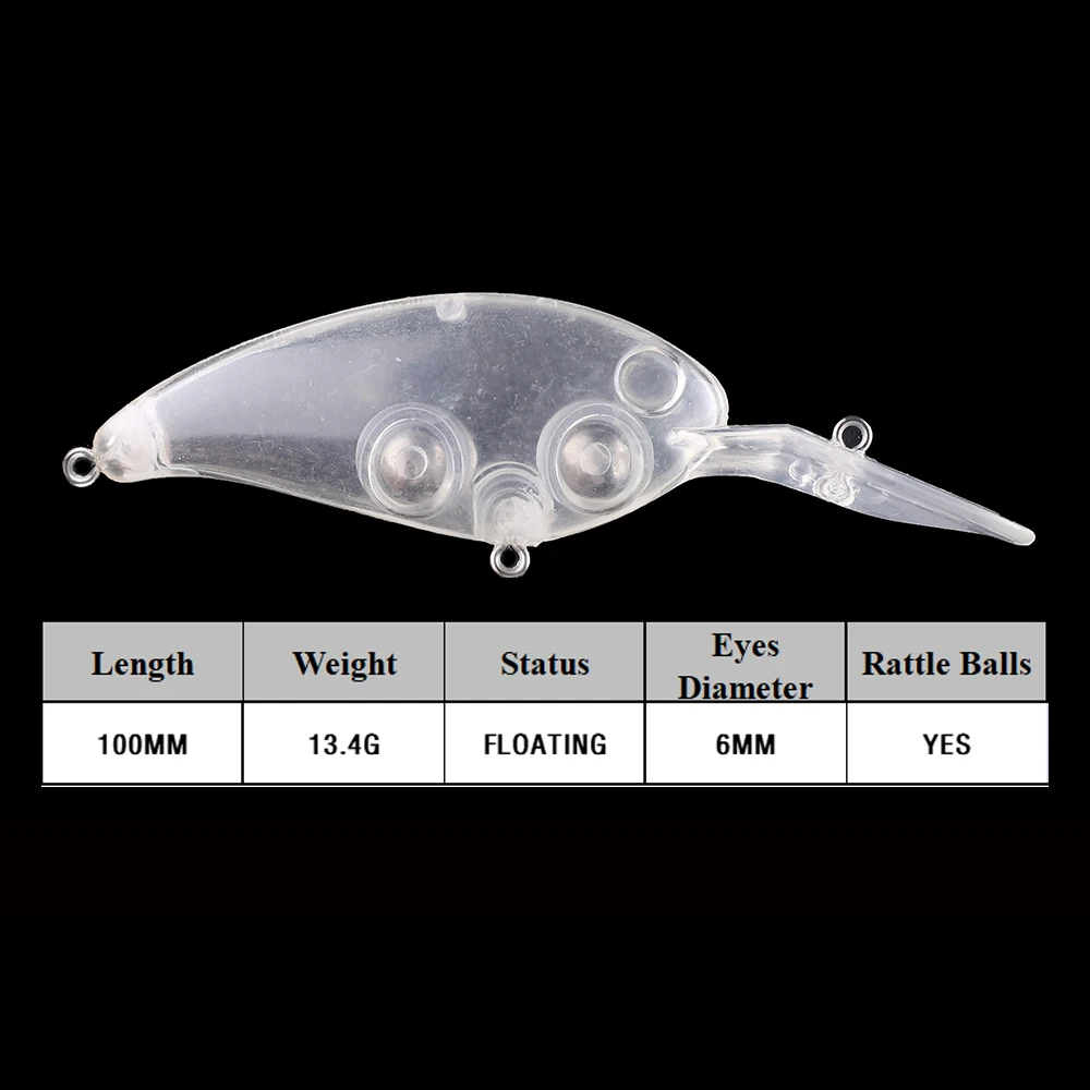 Señuelo Crankbait Flotante Chan's Huang 10cm – Señuelo duro fishing artesanal - imagen 4