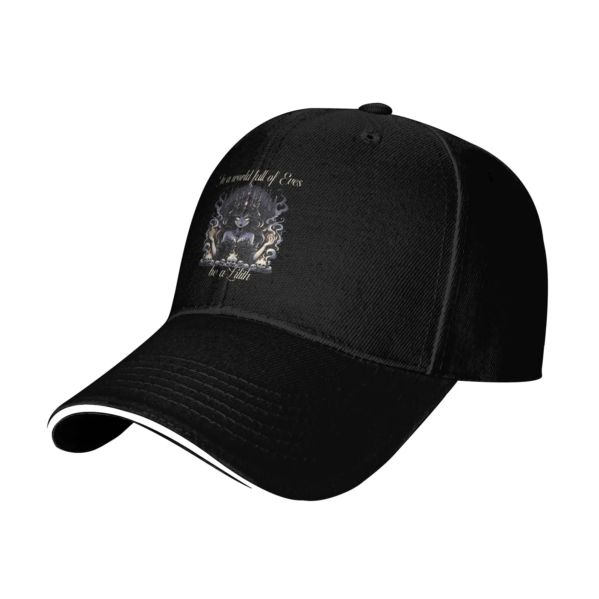 Full of Eves be a Lilith Goddess Sandwich Caps Men Women Vintage Baseball Caps Mythology Adjustable Fishing All season Hat Adult