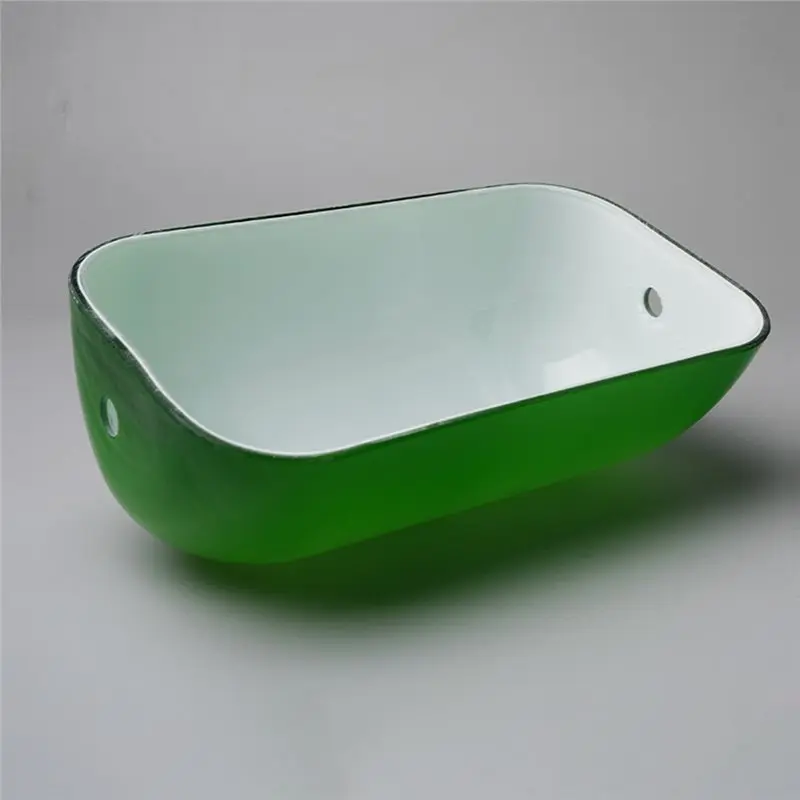 TKOH-Green Glass Bankers Lamp Shade Replacement Cover For Elegant Lighting
