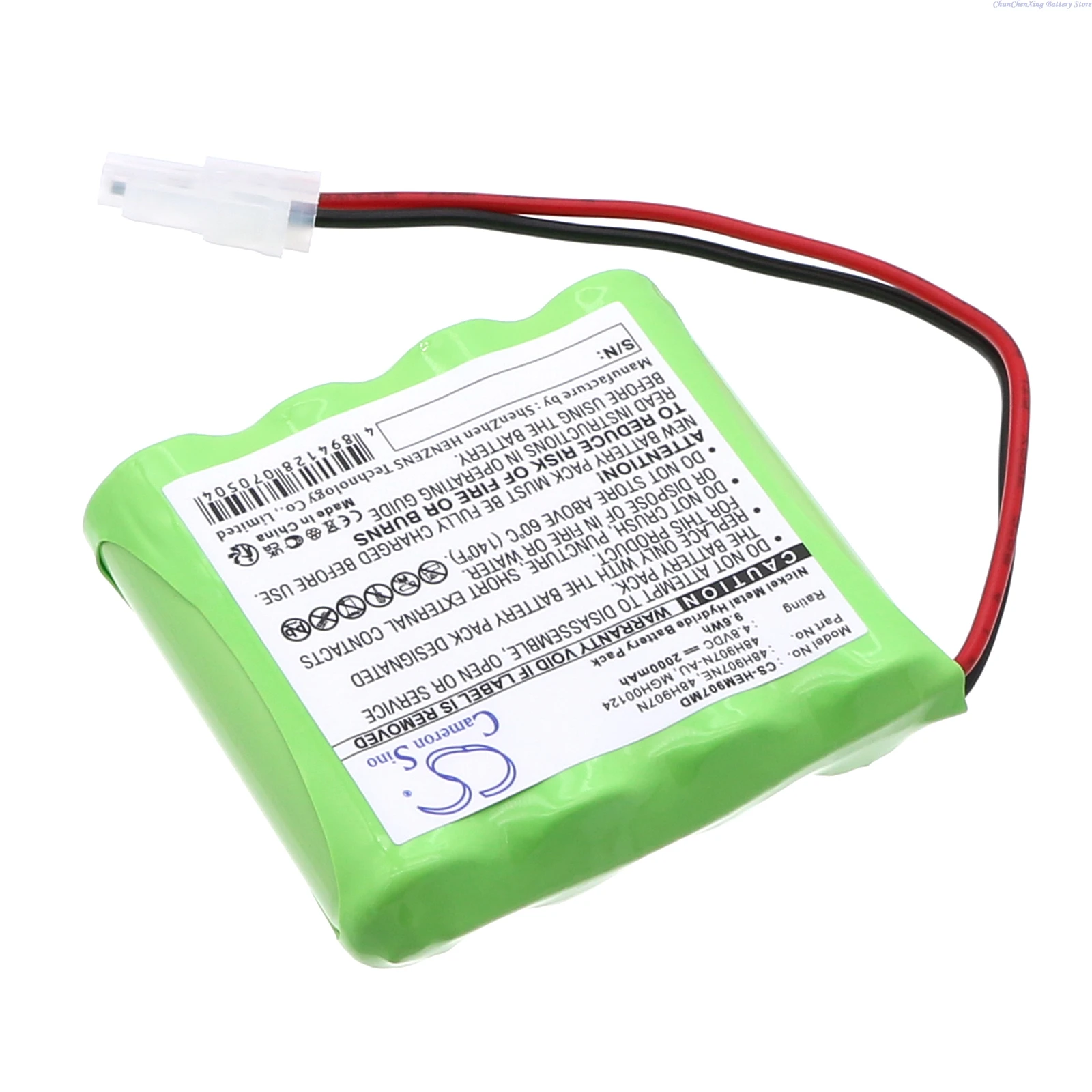 Replacement 4.8V 2000mAh Medical battery for OMRON IntelliSense HEM-907 Professional Blood Pressure Monitor HEM-907XL