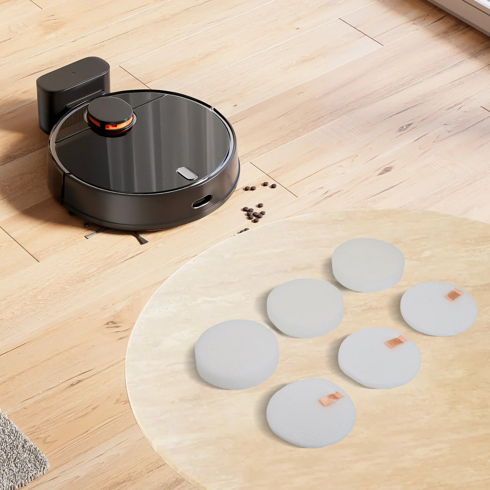 Replacement Filter Kit Cordless Vacuum Cleaner Filter Effective Dust Capture Effortless Installation For LVAC-300 Vacuum Cleaner