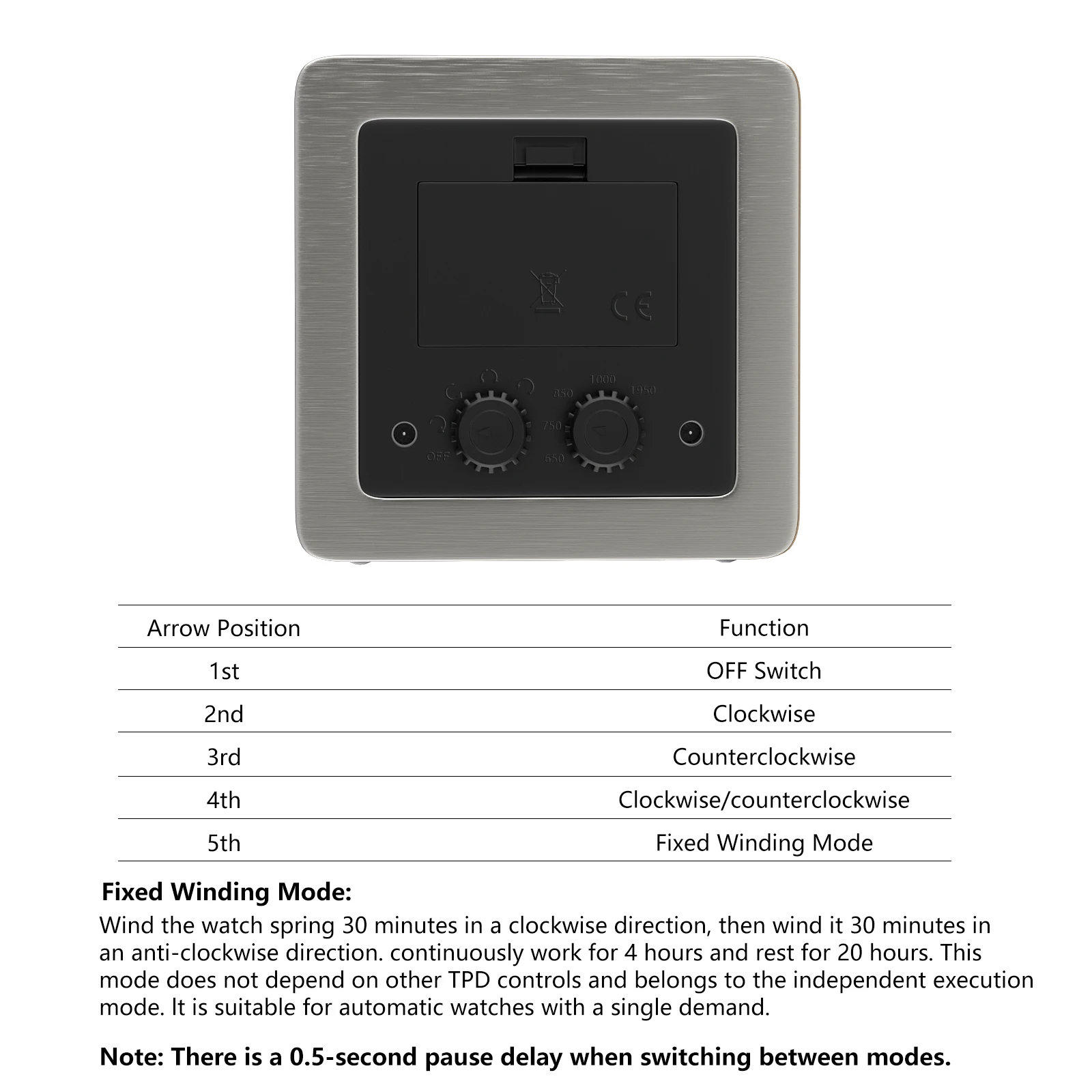Penggulung jam tangan tunggal untuk jam tangan otomatis "kulit Vegan" untuk wisatawan wadah penyimpanan dengan kotak hadiah-hijau antik