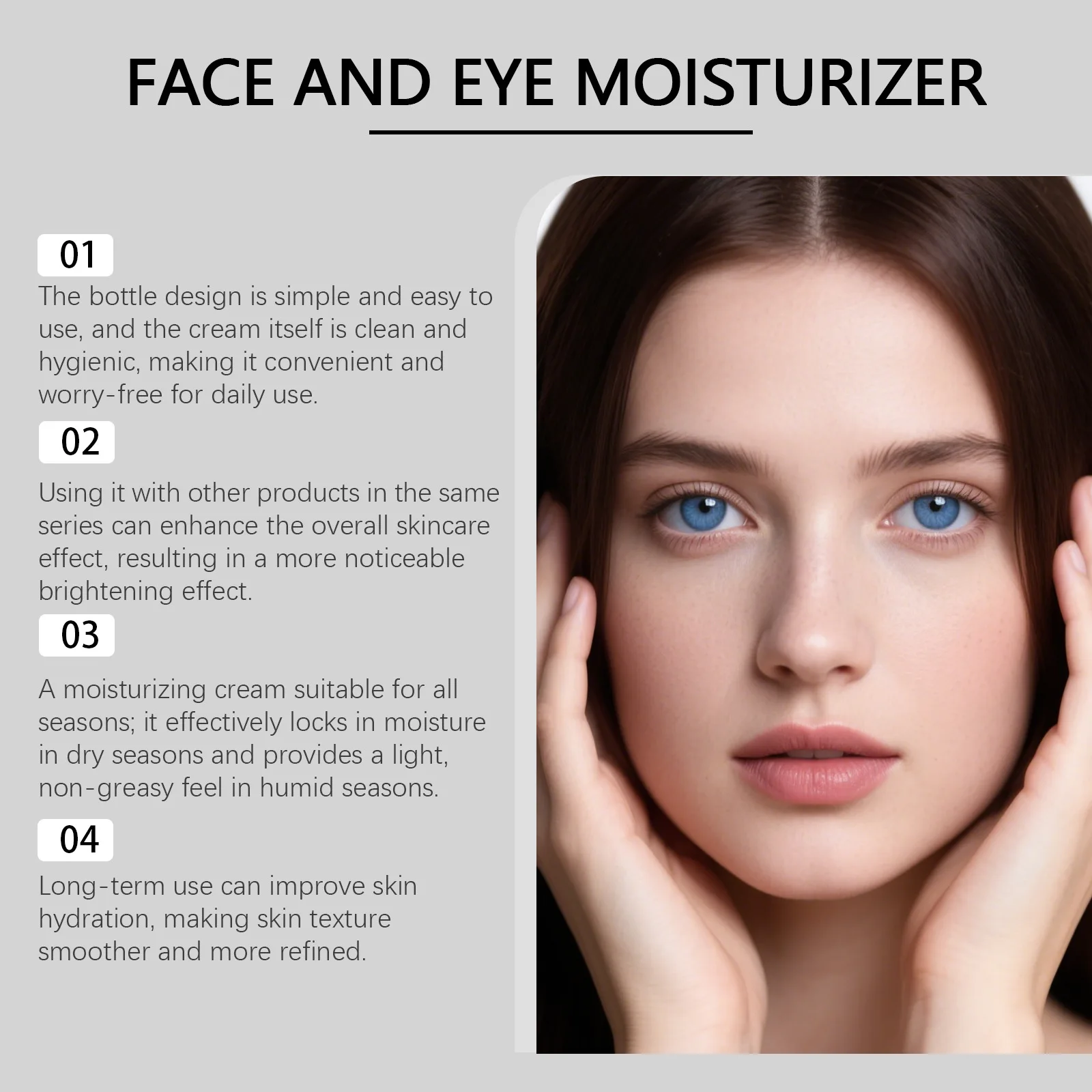 NAD+ Serum Booster Shot Cream With Niacinamide & Resveratrol Hydrating Skin Repair Skin Barrier Anti Wrinkles Face Moisturizer