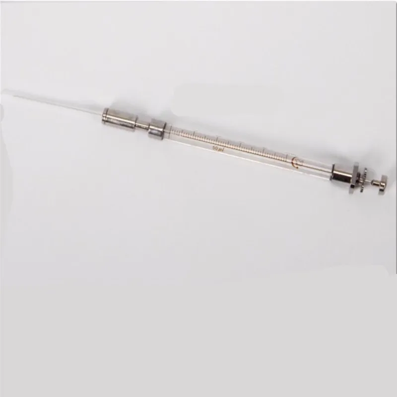 High Quality 100ul Lab Micro Sampler Gas Phase Air Tightness Pointed Tip Microliter Syringes Pipette Laboratory Medical Supplies