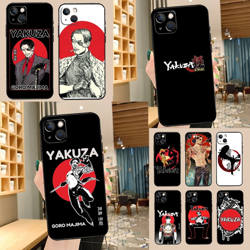Japan Yakuza Cover For iPhone 14 15 16 Pro Max XS XR X Case For iPhone 11 12 13 Pro Max Mini Plus