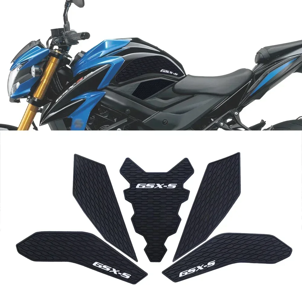 Motorcycle gsx s750 Accessories Side Fuel Tank Pads Protector Stickers Knee Grip Traction Pad For GSXS750 GSX-S750 Z GSX-S 750