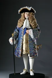 17th century costume men historical 1600s rococo baroque royal court King Prince Duke Costume Men Suit gentleman costume outfit