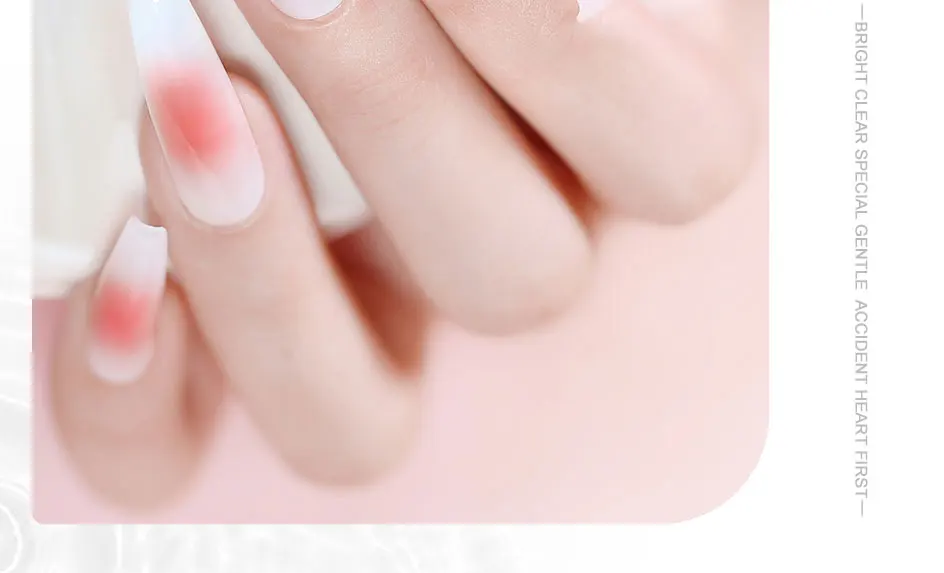 Clou Beaute Transparenter Französischer HEMA TPO FREIER Gel-Nagellack Durchscheinend Nude Rosa Rot Jelly Milchig Weißer Lack Farbige Nagelkunst – Detail 13