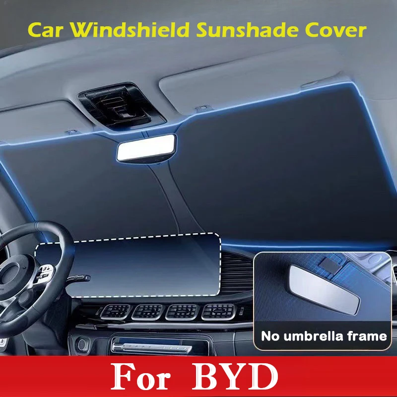 

Для BYD Song Han Yuan Tang Qin KING Seagull Dolphin солнцезащитный козырек на лобовое стекло автомобиля, передний Windo, аксессуары для интерьера, защита от ультрафиолета