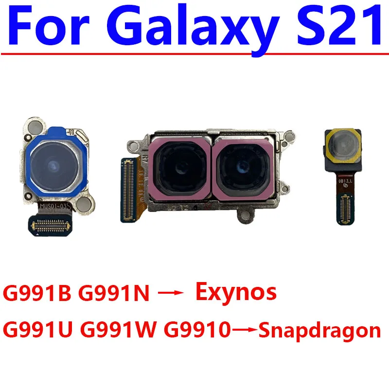 Основная задняя часть ультра широкий передний гибкий кабель для селфи-камеры для Samsung Galaxy S21 5G G991U G991B G991N G9910