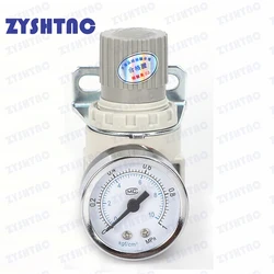 SMC type AR2000 1/4 Air Pressure Regulator Compressor Reduction Valve 4MM 6MM 8MM 10MM 12MM AR1000 AR3000 AR4000 AR5000
