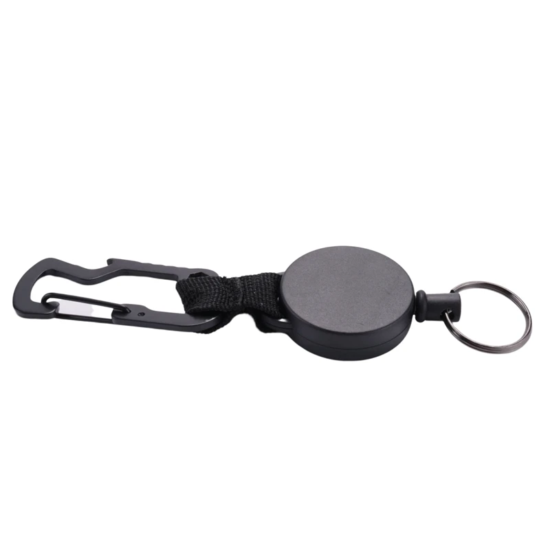 Retrátil Heavy Duty Badge Holder Reel com Multitool Carabiner Clip, Chaveiro com Cabo de Fio de Aço, 9 Pack, Hot