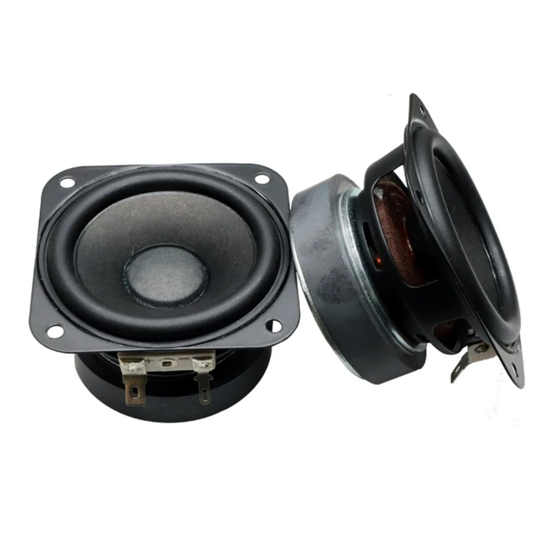 Haut-parleur basse carré 70mm, 2.75 pouces, 4ohm, 15W, pour des installations sonores faciles des amateurs