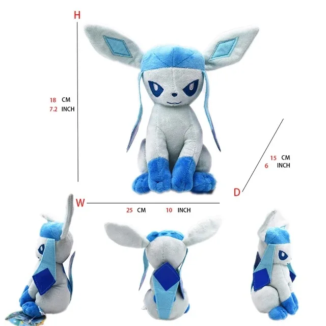 Kawaii Mimikyu Eevee wypchana pluszowa zabawka Pokemon Evolution Umbreon Flareon Jolteon Glaceon Vaporeon Sylveon Espeon Peluche lalki