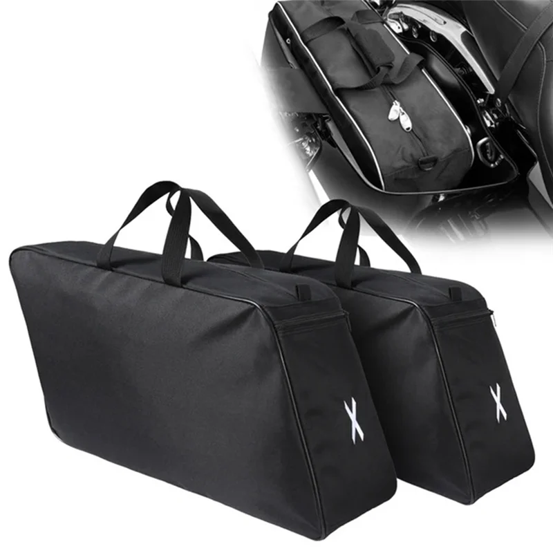 

Compact Motorcycle Saddle Bag Luggage Liner For Touring Electra Street Glide Road King For Honda Goldwing GL1800 GL1500