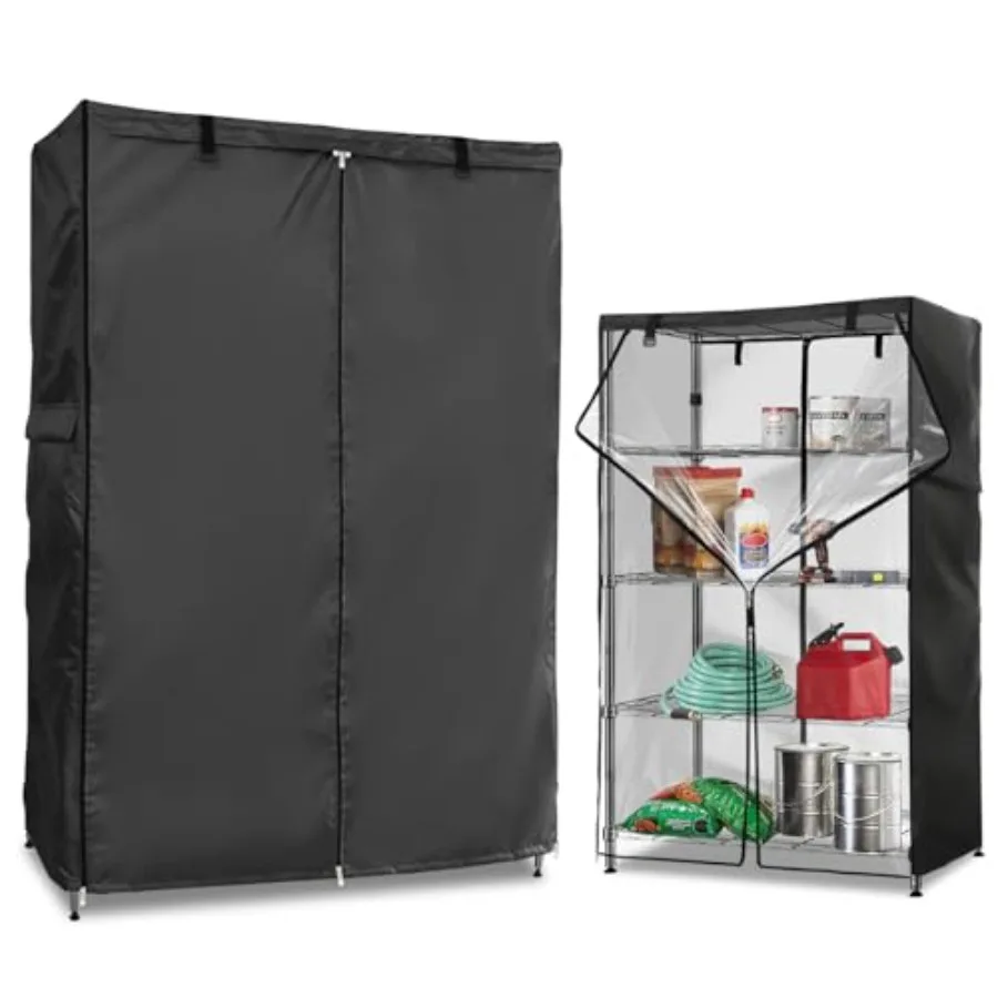 

Чехлы для металлических стеллажей, сверхпрочные, из ткани 600D, пыле- и водонепроницаемые, с молнией, для хранения