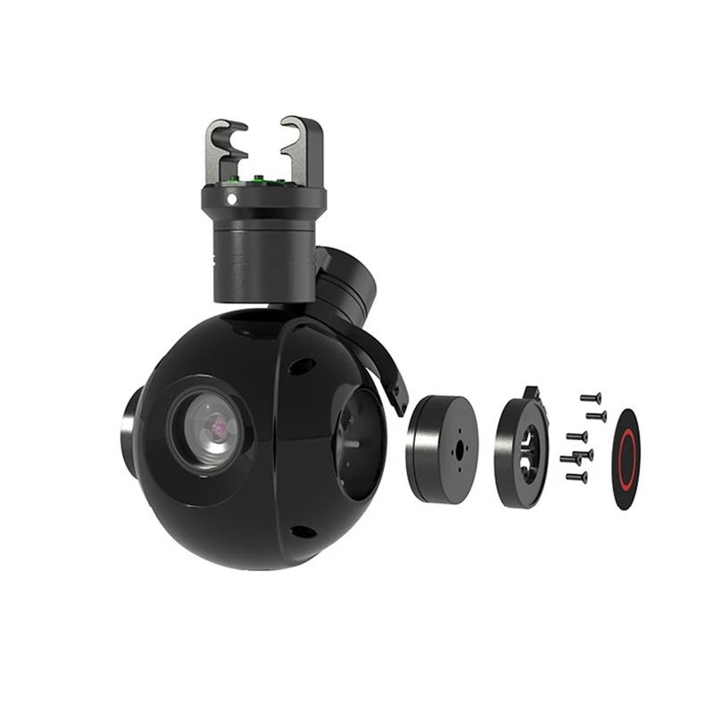 

Learn zoom camera gimbal pod single light 10x 4K three-axis stabilization quick disassembly installation tracking