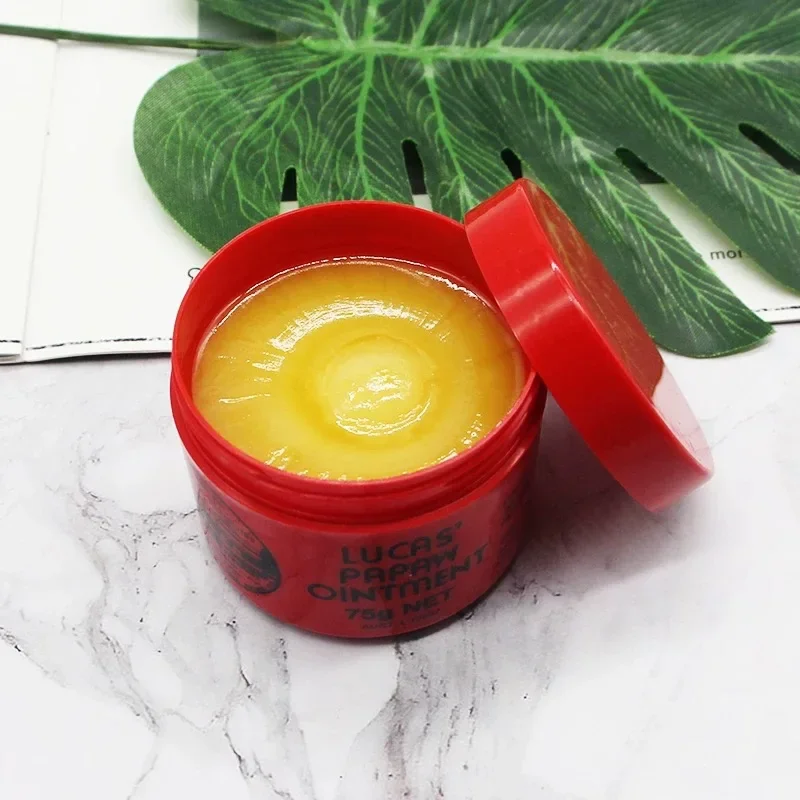 25g Lucas Papaw Ointment Multifunctional Lip Protector Hydrating Lip Balm Diaper Rash Cream Papaya Skin Rash Cream Repair Cream