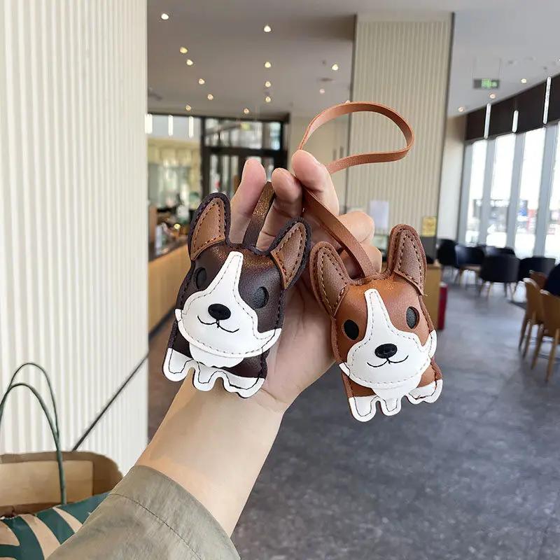 

Подвески из искусственной кожи, подходящие для сумок, рюкзаков, милых подвесок для сумок для собак