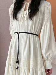 Elegant Simple Cinched Belt for Women PU Round Rope Soft Knotted Waist Strap for Dresses Jeans Coat Accessories Decoration
