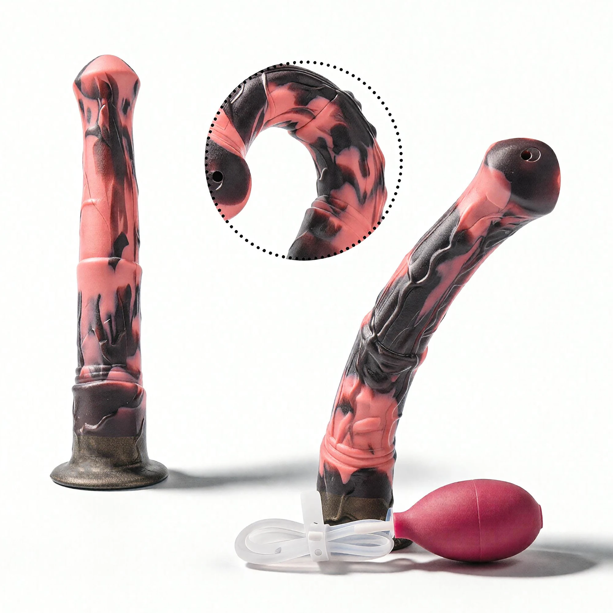 SHAZ Unisex Ejaculating Dildo for Couples Long Anal Plug Clitoral Massager G-Spot Stimulating Adult Toy for Enhanced Pleasure