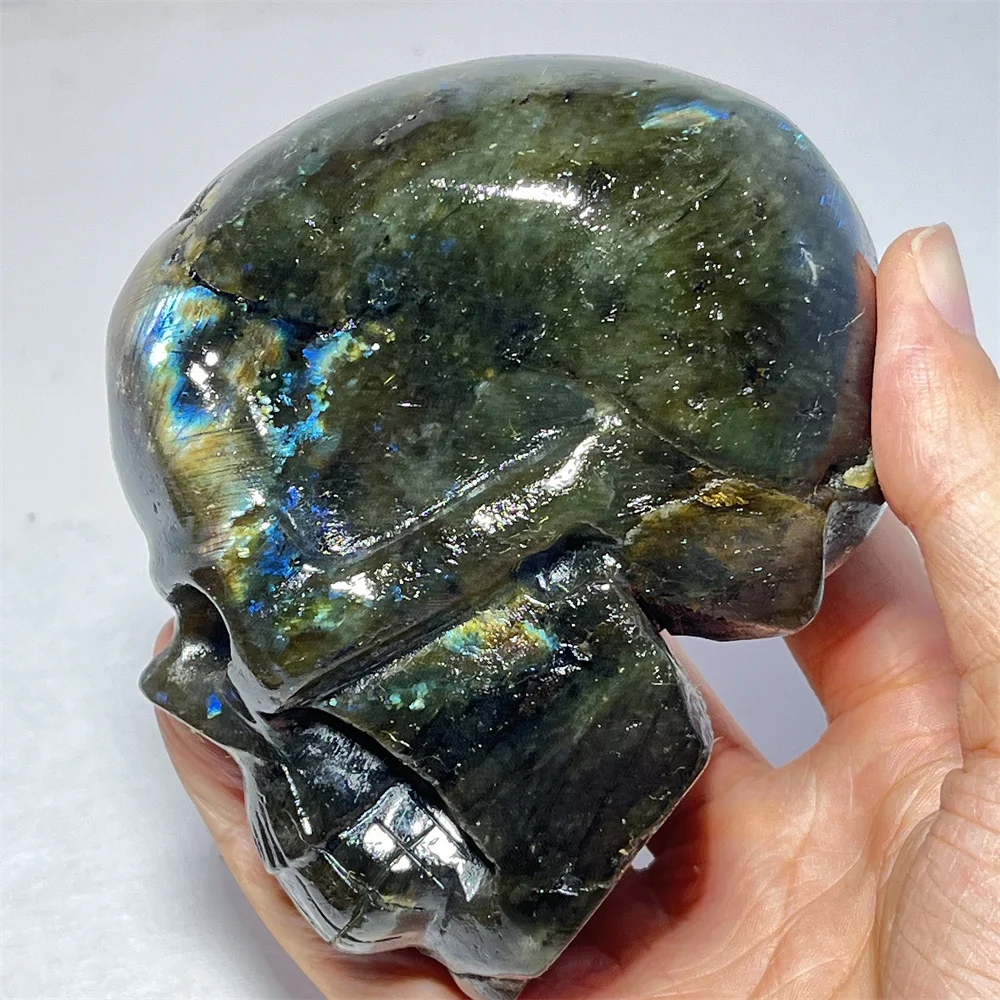 labradorite Stone Quartz Crystal Natural Healing Meditation Energy Mineral Gemstone Specimen CarvingMineral Gift Home Decoration