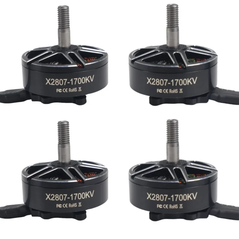 

X2807 2807 Двигатель 1700KV 6S Бесщеточный двигатель для FPV Freestyle 7 дюймов Дроны LR7 дальнего действия DIY Запчасти 4 шт.
