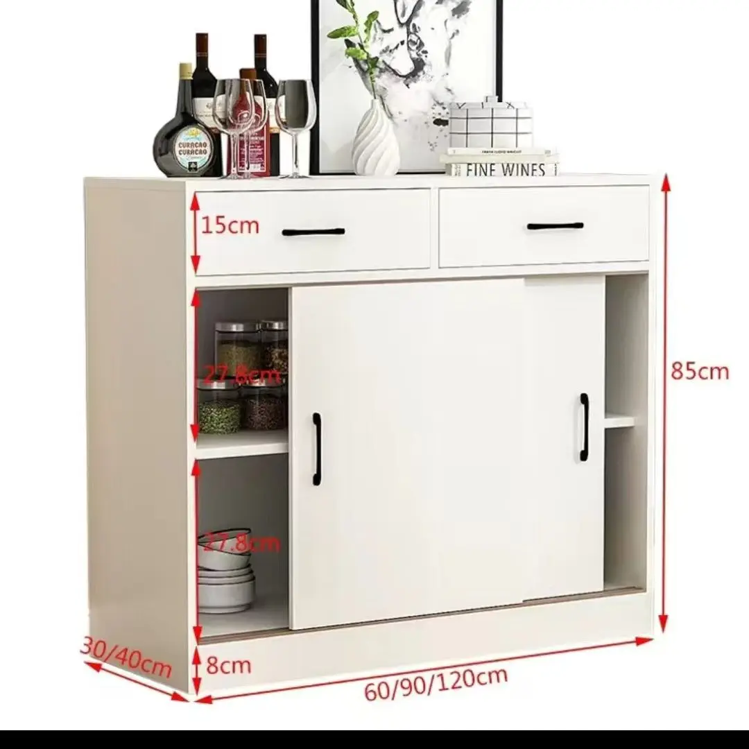 Simple, side cabinet, sliding door, balcony, sun protection, storage, storage, kitchen, multi-function
