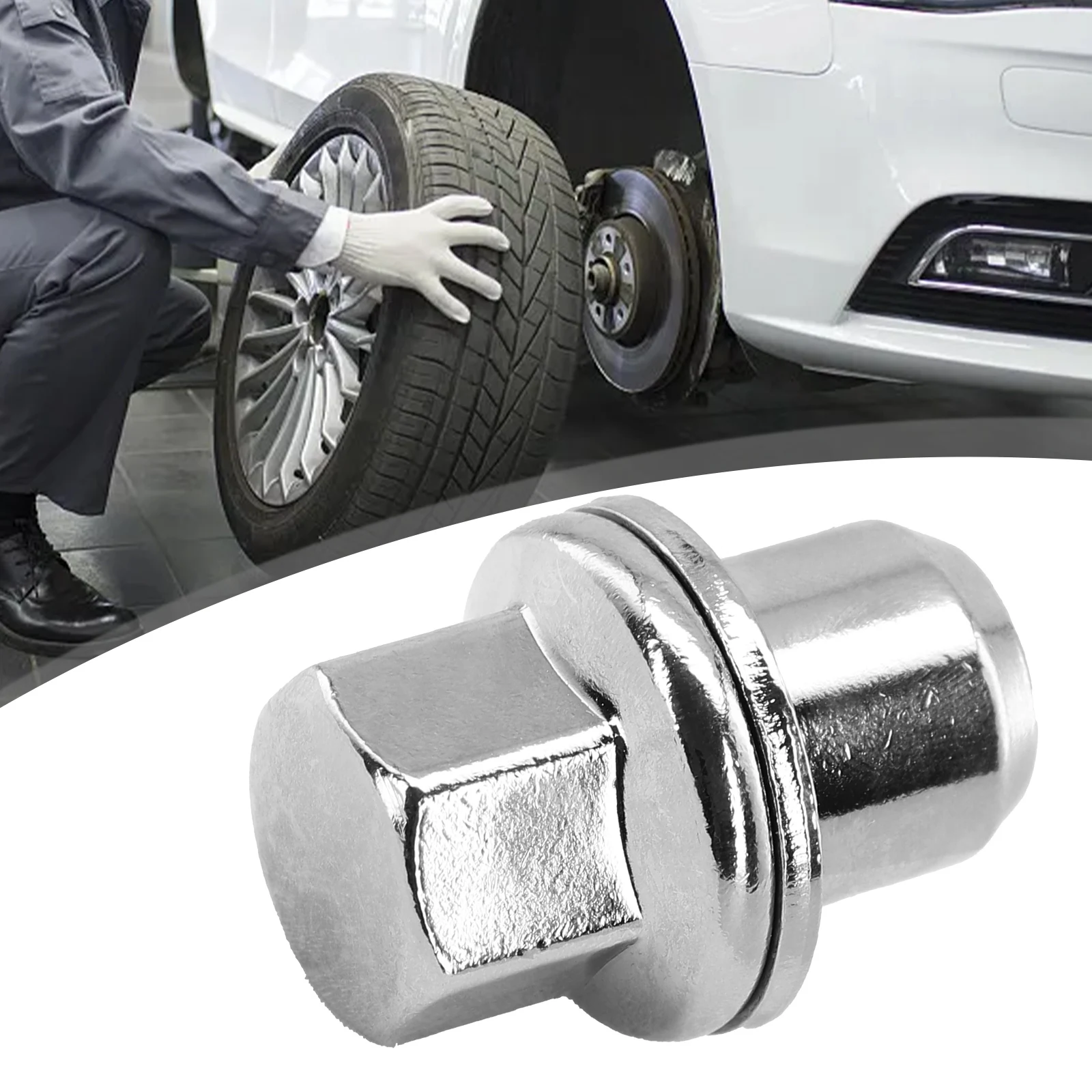 For Land Rover Discovery For Range Rover Sport Wheel Nut 22mm Solid Design Chrome Plating High Quality Practical Silver