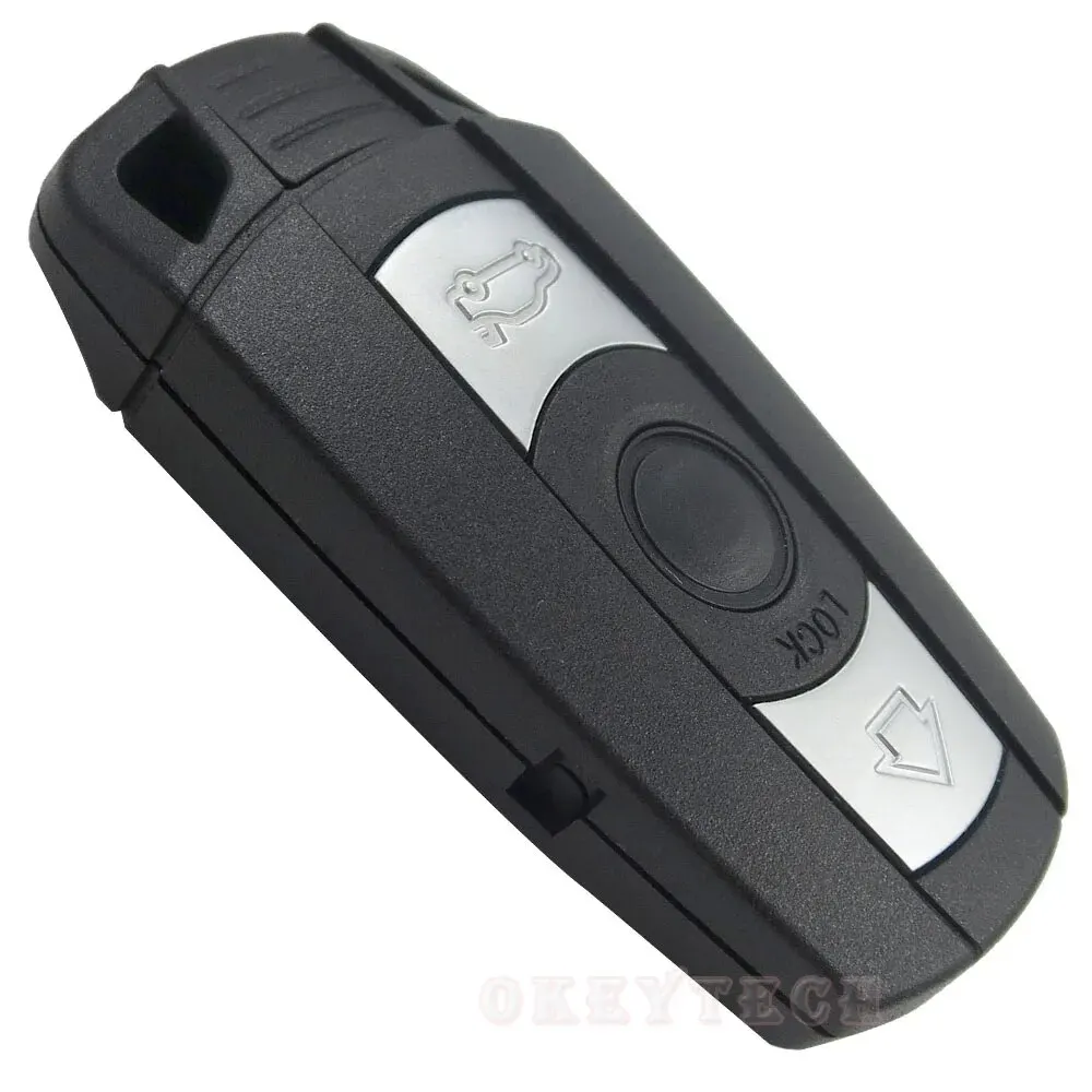 Telecomando Car Key Shell 3 buttonoketech Case Styling Cover Fob per BMW 1 3 5 6 Series E90 E91 E92 E60 E70 E71 E72 E82 E87 E88 E89